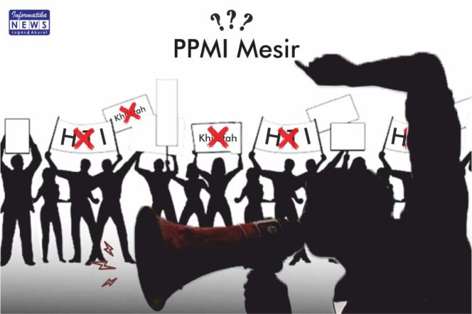 
Ilustrasi PPMI Mesir yang mendapatkan respon negatif dari Masisir. (Sumber: Informatika/The Shine)