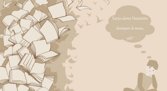 Ilustrasi orang yang bertanya-tanya tentang karya ulama Nusantara. (Sumber: Dokumentasi Informatika/Defri)