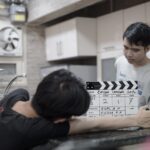 Proses pengambilan Film Pendek "4+1" PPMI Mesir. (Sumber: Dok. Tim Produksi Film Pendek "4+1")